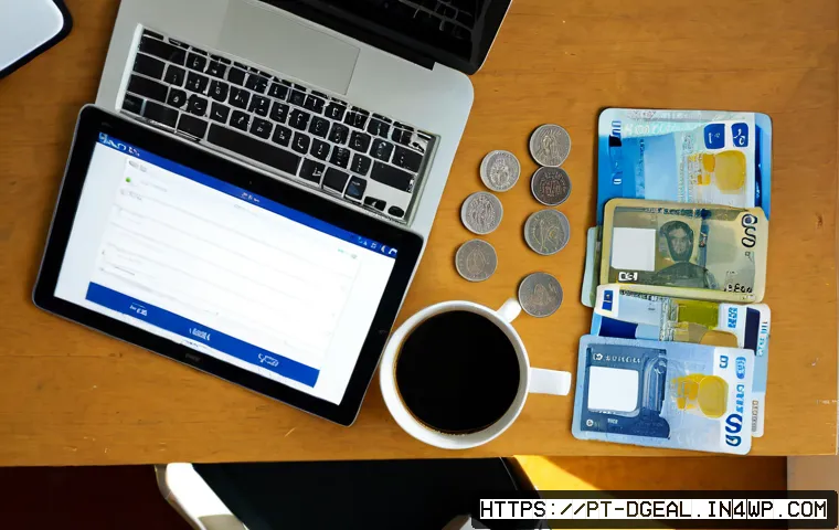 Home 17 디지털 노마드의 생활 비용 분석 - Photorealistic overhead view of a digital nomad’s tidy apartment workspace in Lisbon, Portugal, open...